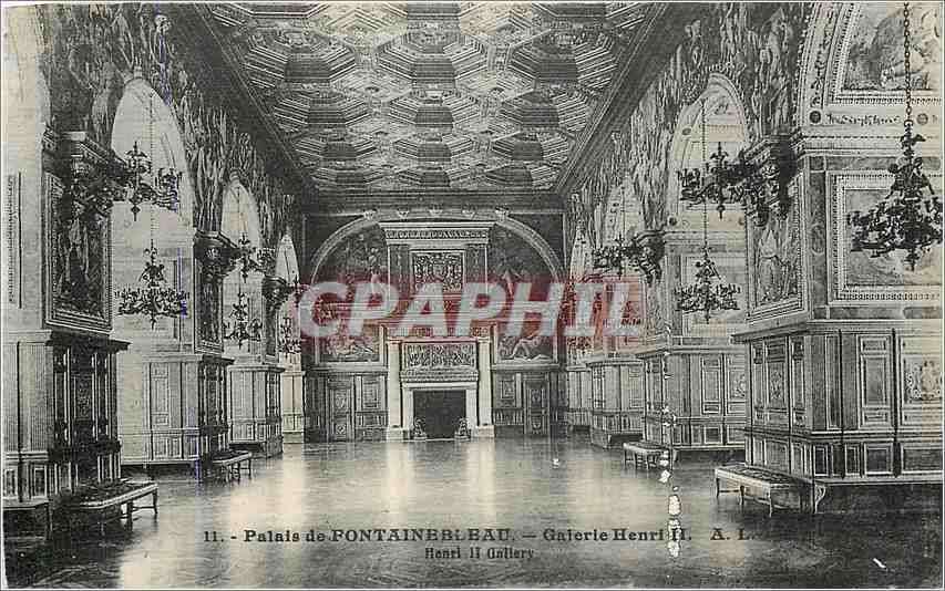 Palais de FONTAINEBLEAU — Galerie Henri II — A. L.
