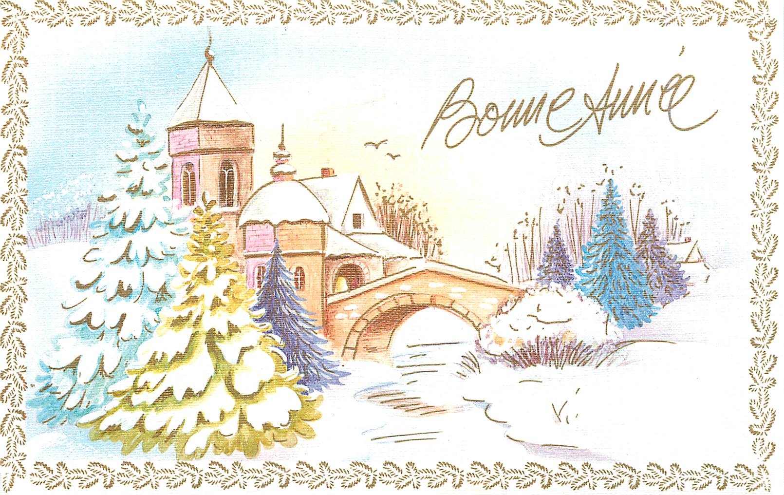 CPA Bonne Annee 