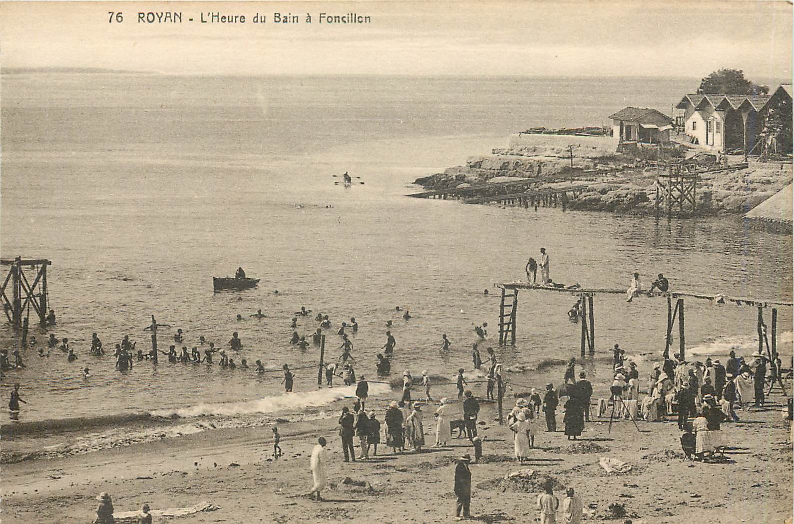 CPA Royan l'Heure du Bain a Foncillon 