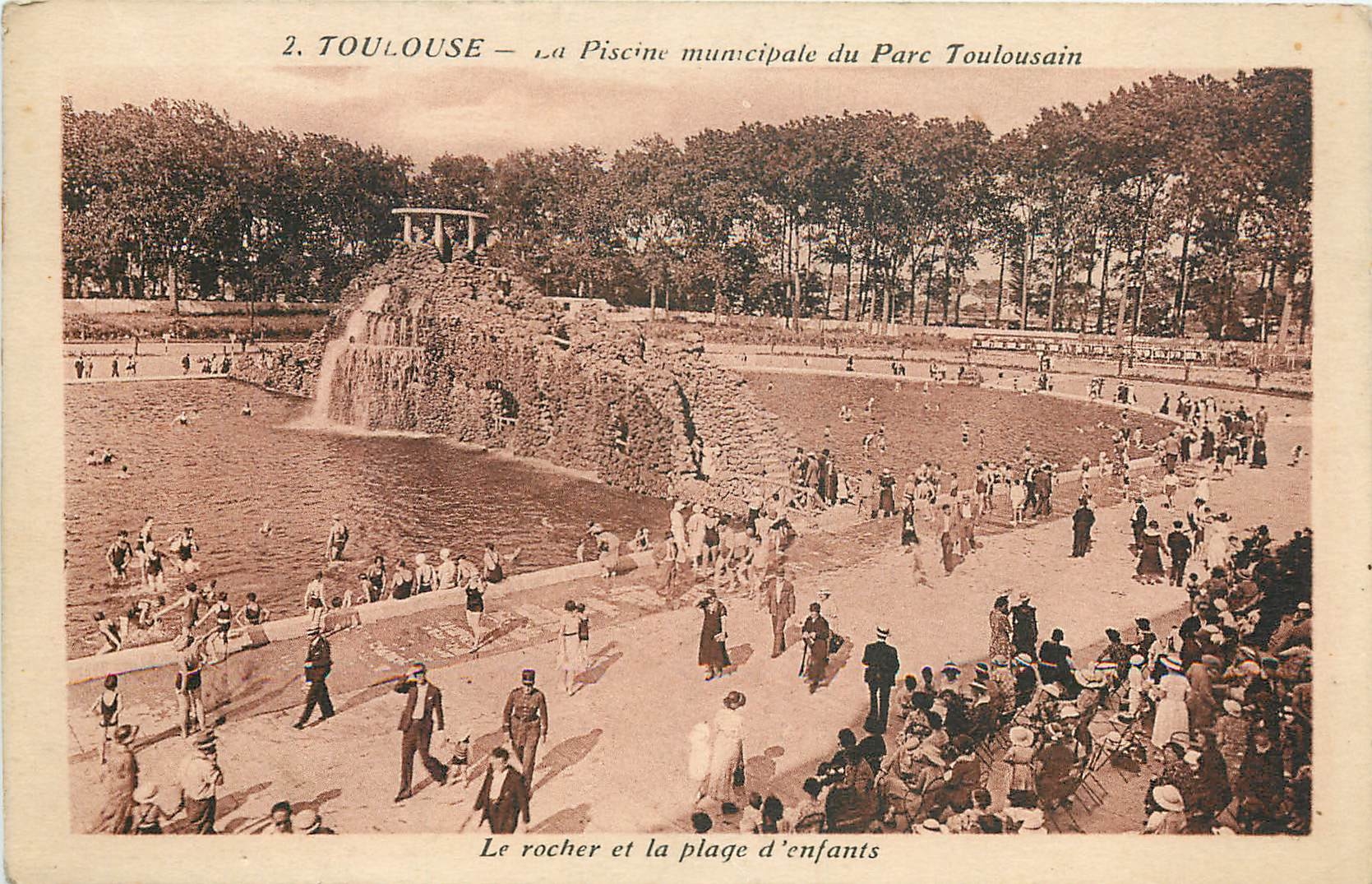 CPA Le Rocher et la Plage d'Enfants Toulouse La piscine municipale du parc toulousain