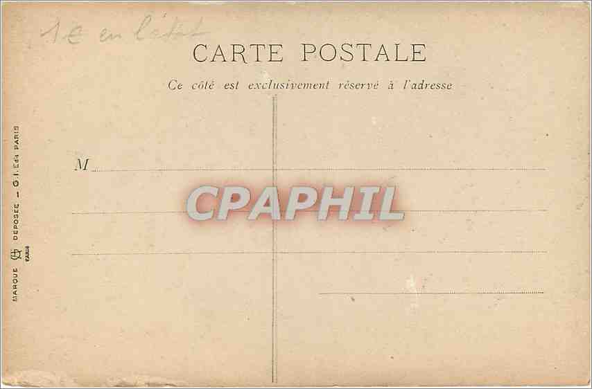 CPA St Germain en Laye Chene de la Sierge aux Anglais  — Verso