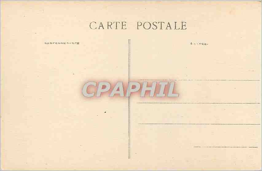 CPA Tregastel C du N le Grand Gouffre  — Rückseite