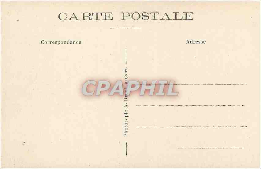 CPA Ploumanach C du N Chateau de Costaeres  — Rückseite