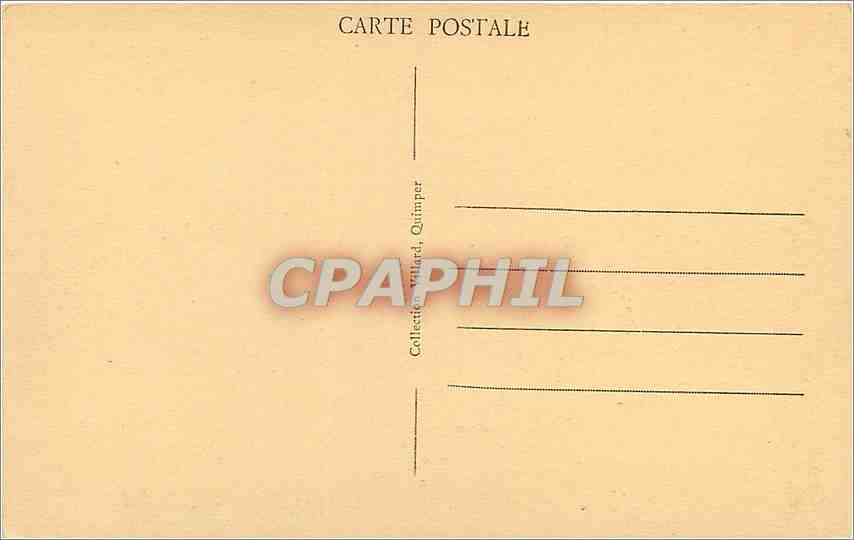 CPA Quimper la Cathedrale Cote Sud  — Rückseite