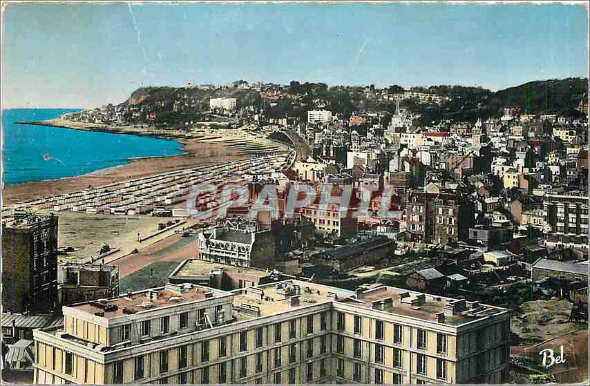 CPM Le Havre vue de la plage et du Cap de la Heve 