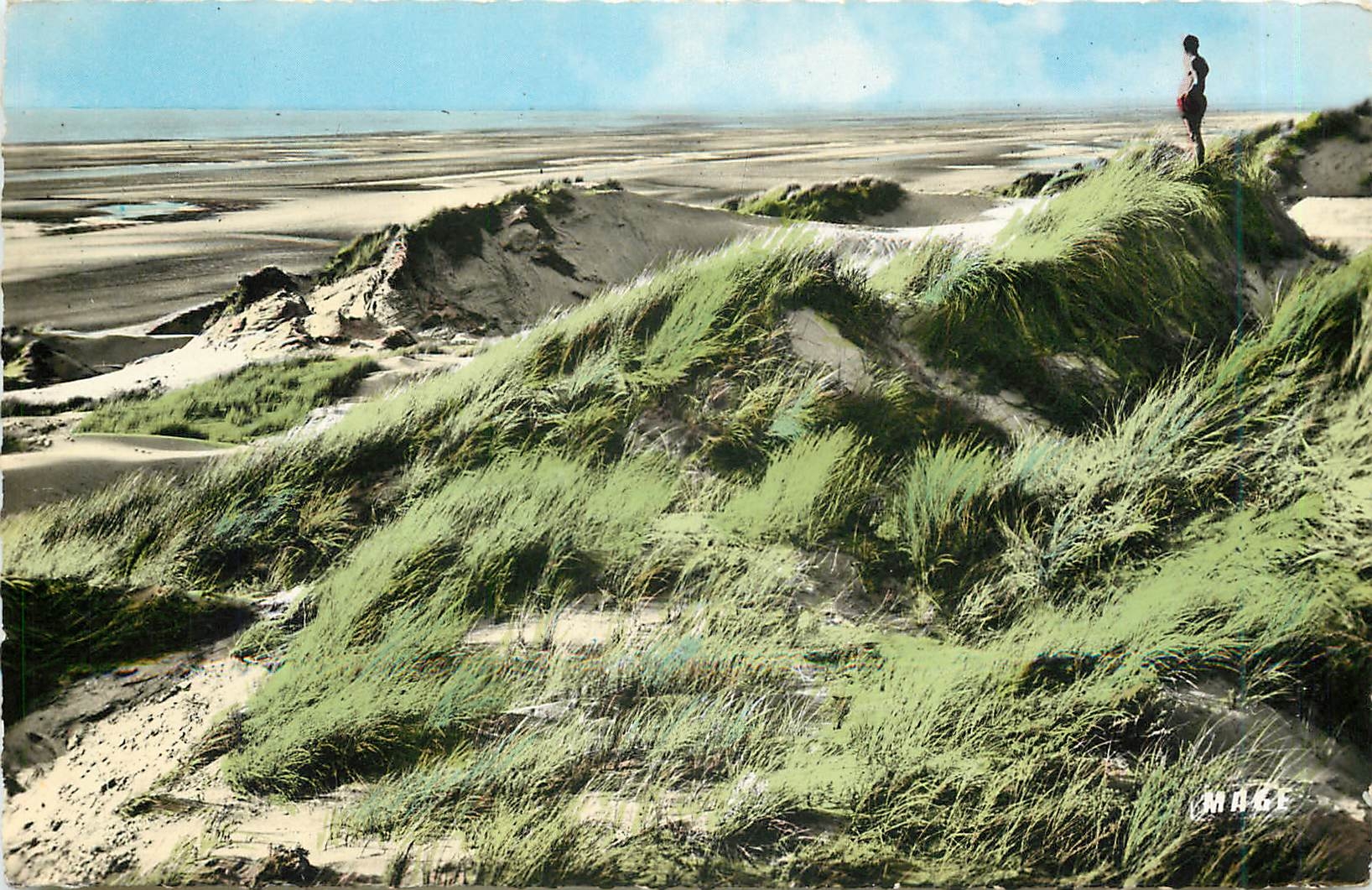 CPM Fort Mahon Plage Somme les Dunes 