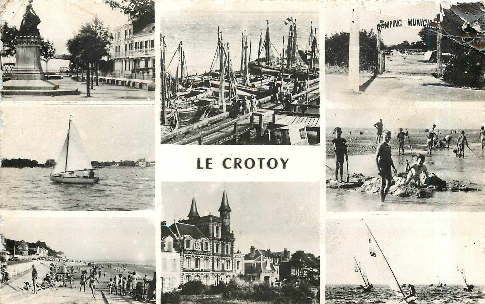 CPM La Cote d'Opale le Crotoy Somme Vues Diveres 