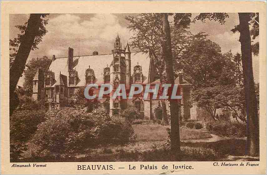 CPA Beauvais le Palais de Justice 