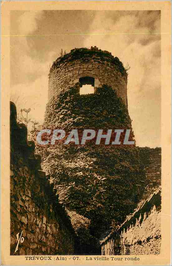 CPA Trevoux Ain la Vieille Tour ronde 