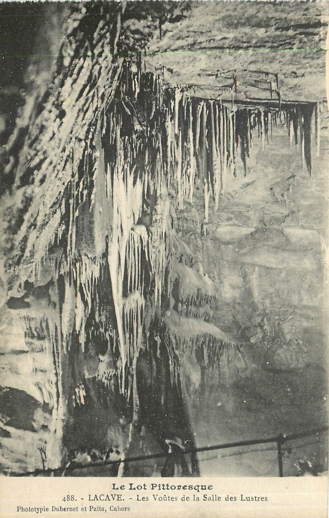 Les Voûtes de la Salle des Lustres — Lacave — Phototypie Dubernet et Paita, Cahors, n°488
