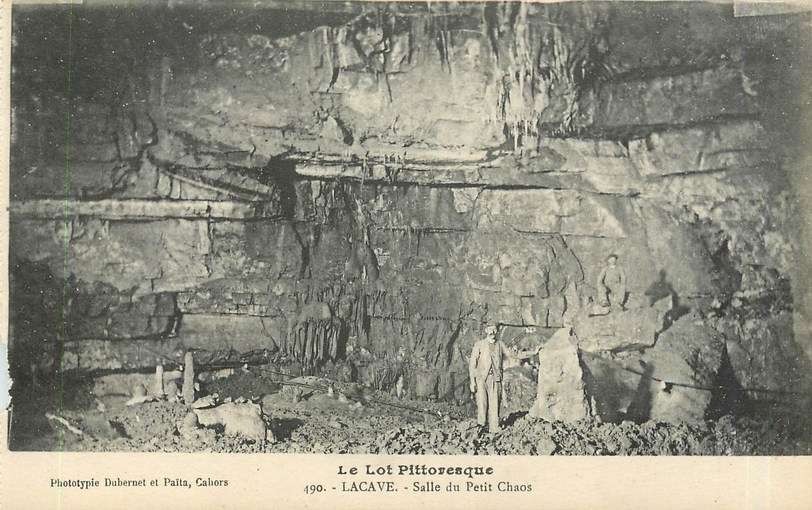 Lacave - Salle du Petit Chaos — Le Lot Pittoresque — Phototypie Dubernet et Paila, Cahors, n° 490