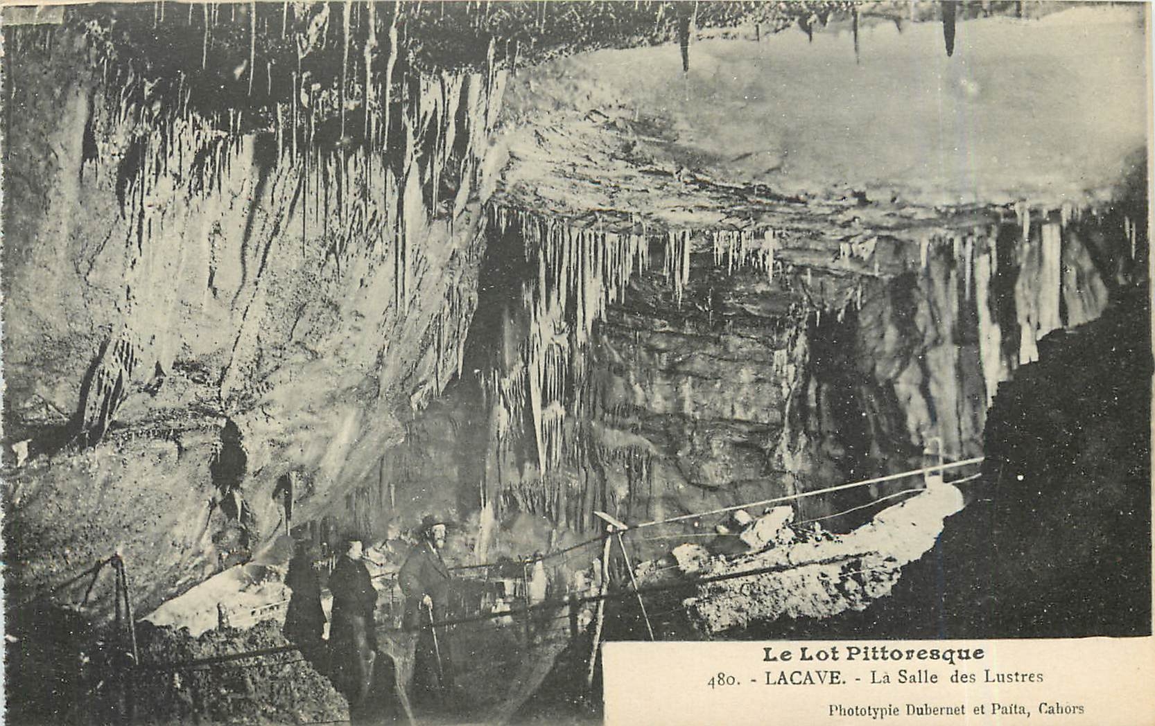 Der Saal der Kristalle - Lacave - Das pittoreske Lot - Phototypie Dubernet et Païta, Cahors