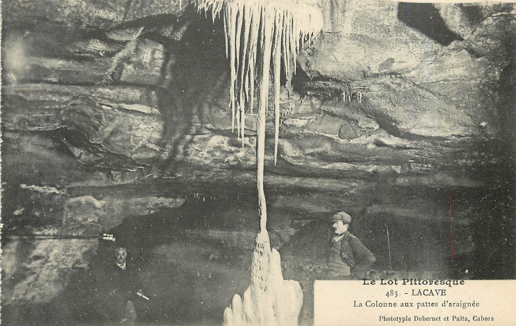Die Spinnenbein-Säule — Lacave — Phototypie Dubernet et Païta, Cahors