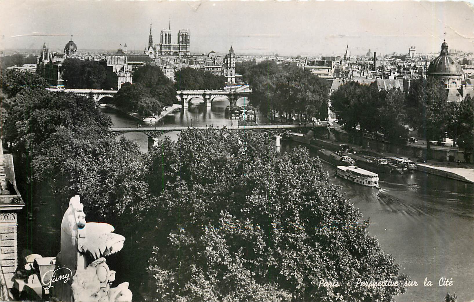 CPM Paris Perspective sur la Cite