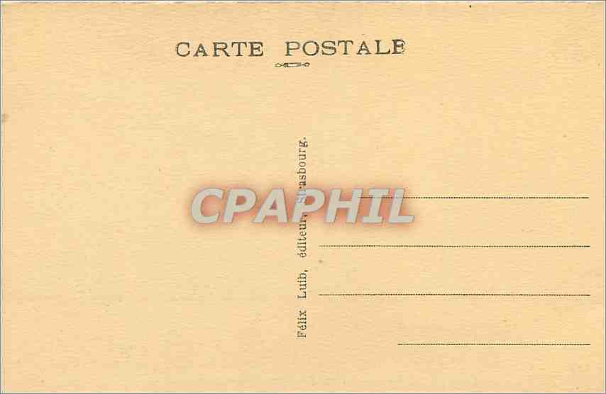 CPA Chateau de Guirbaden avant la destruction Aigle — Rückseite
