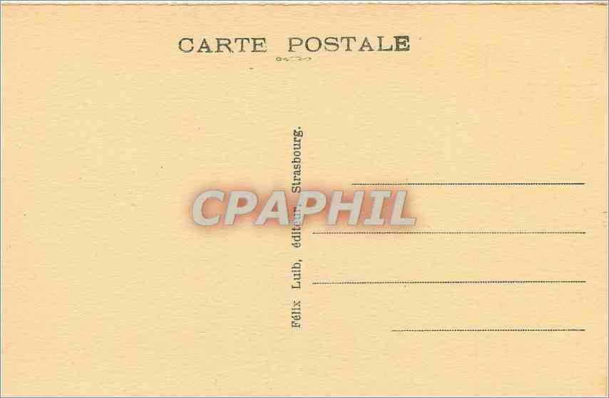 CPA Grendelbruch Cimetiere de la Grande Guerre  — Rückseite