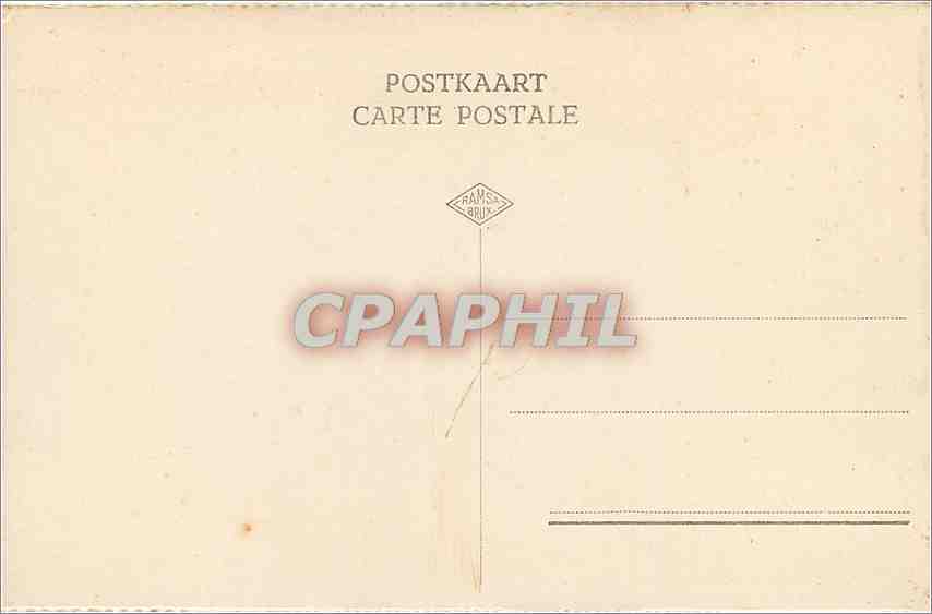 CPA Gand Hotel de Ville  — Back