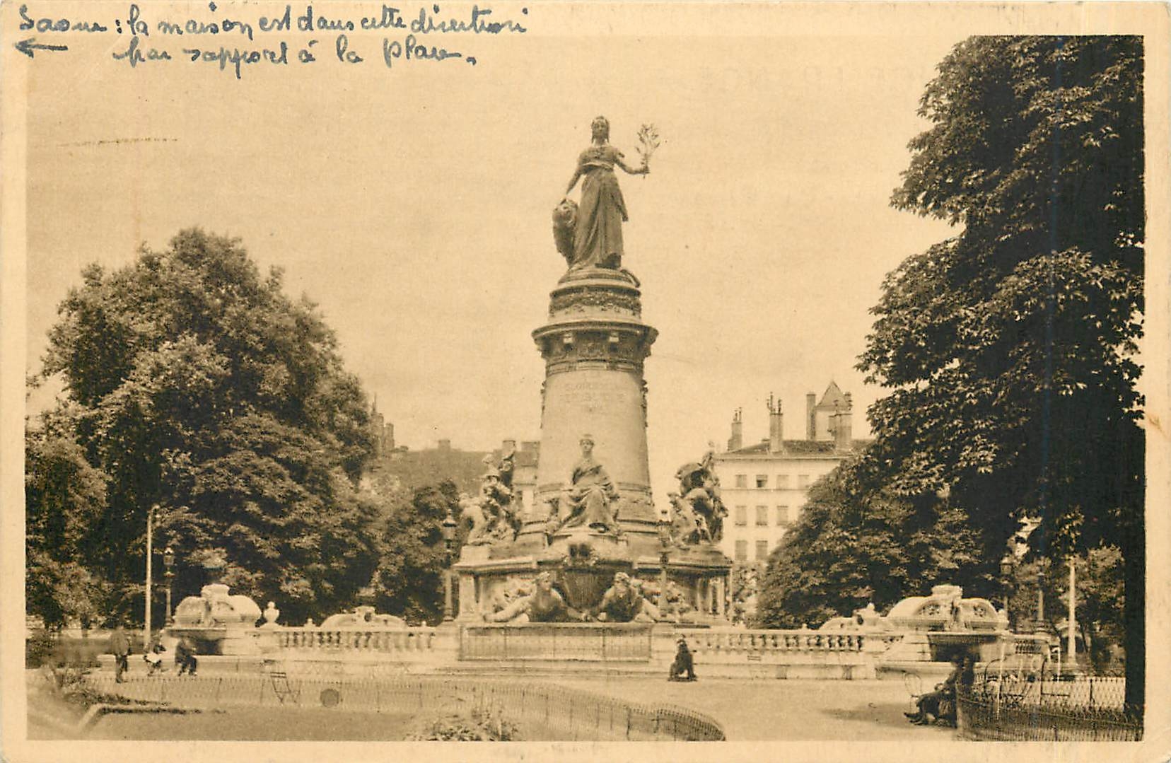 Statue de la République — Place Carnot — Lyon