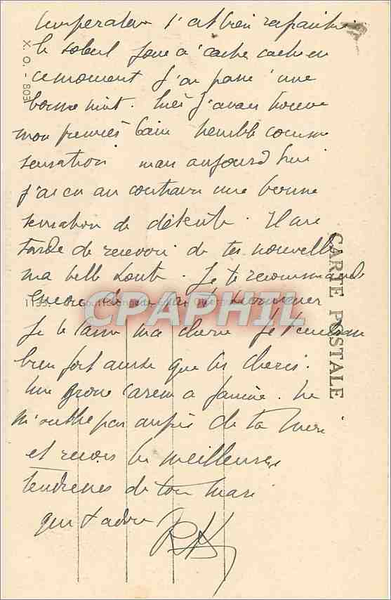 CPA L'Auvergne vue generale sur Royat et Clermont Ferrand  — Verso