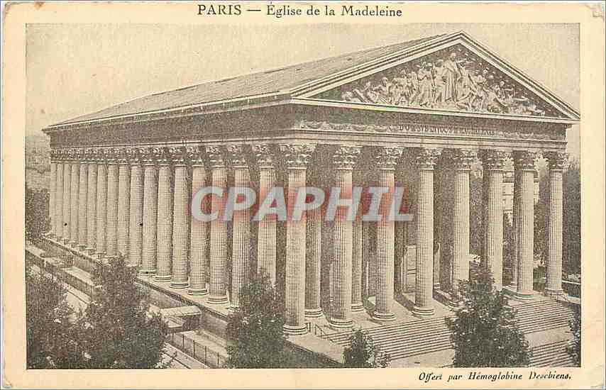 CPA Paris Eglise de la Madeleine 
