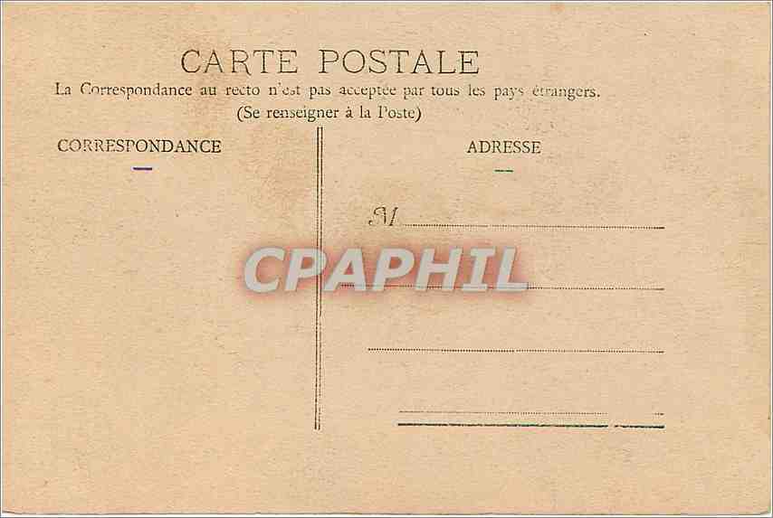 CPA Les Fosses du Fort de Montfaucon apres l'explosion du 16 Septembre 1906  — Rückseite