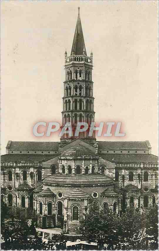 CPA Toulouse Abside de la Basilique St Sernin 