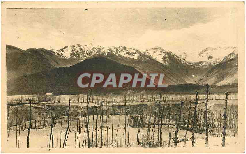 Cathervielle — Les montagnes d'Oo, vues de la Grange — éditeur non visible