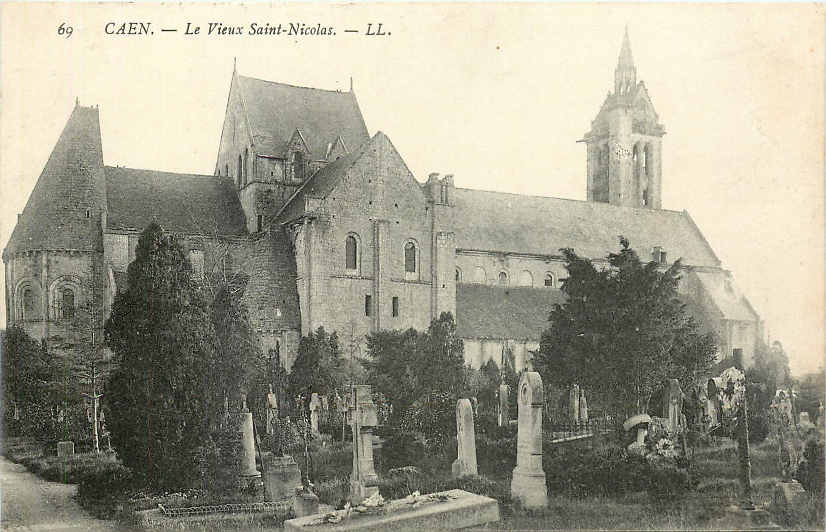 CPA Caen le vieux Saint Nicolas 
