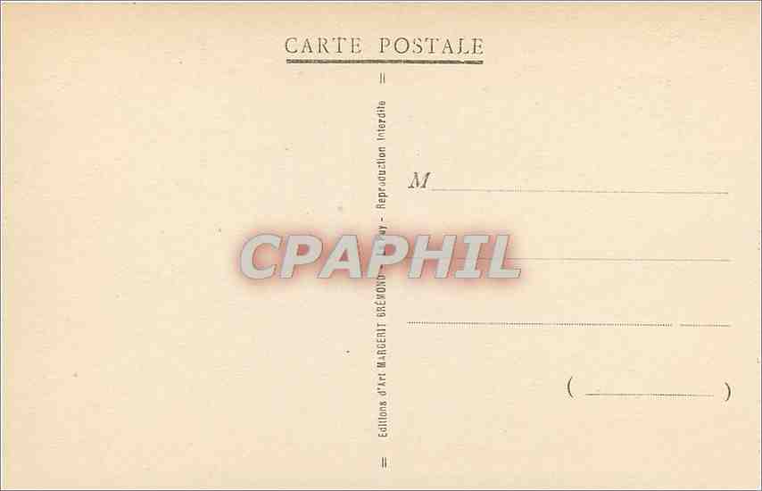 CPA Le Puy Aiguilhe le temple de Diane et le rocher St Michel  — Verso