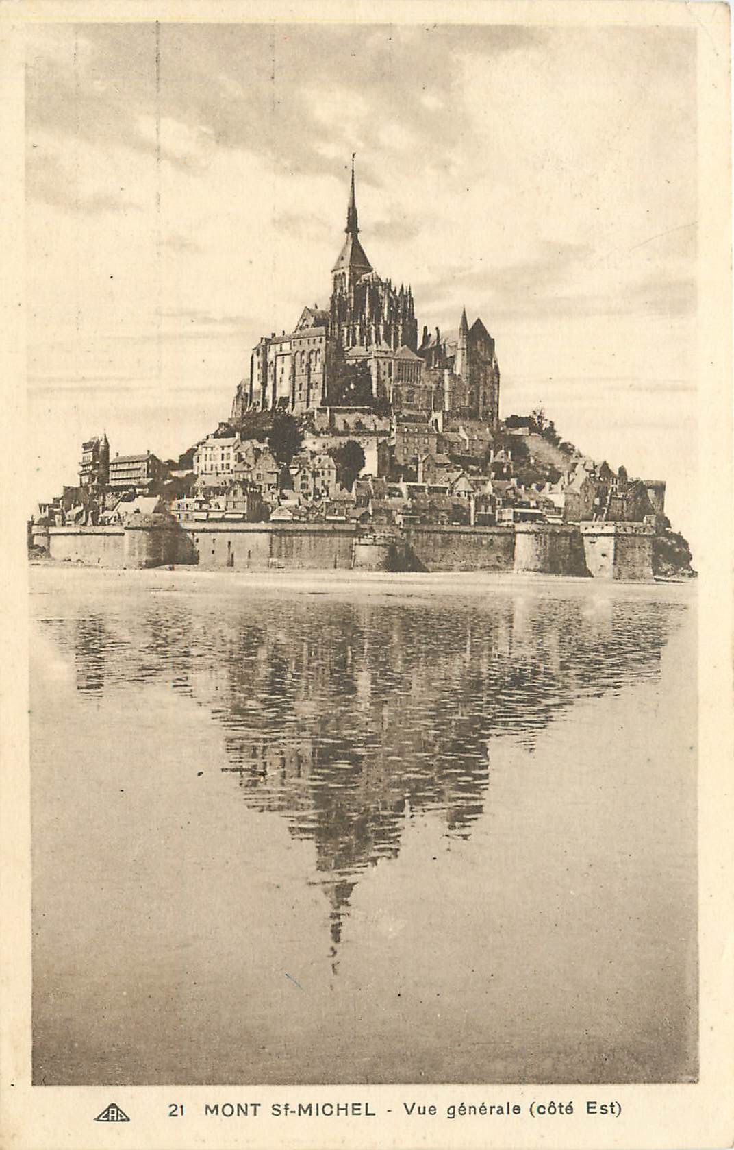 CPA Mont St Michel vue generale cote est 