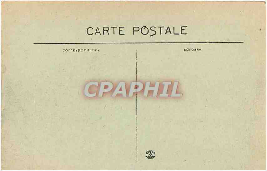 CPA Bordeaux Place des Quinconcers  — Verso