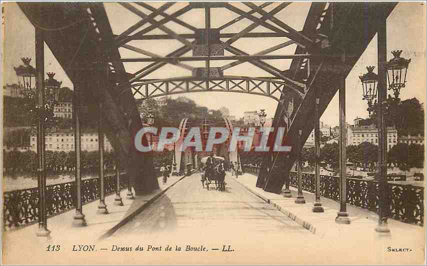 CPA Lyon Dessus du Pont de la Boucle 