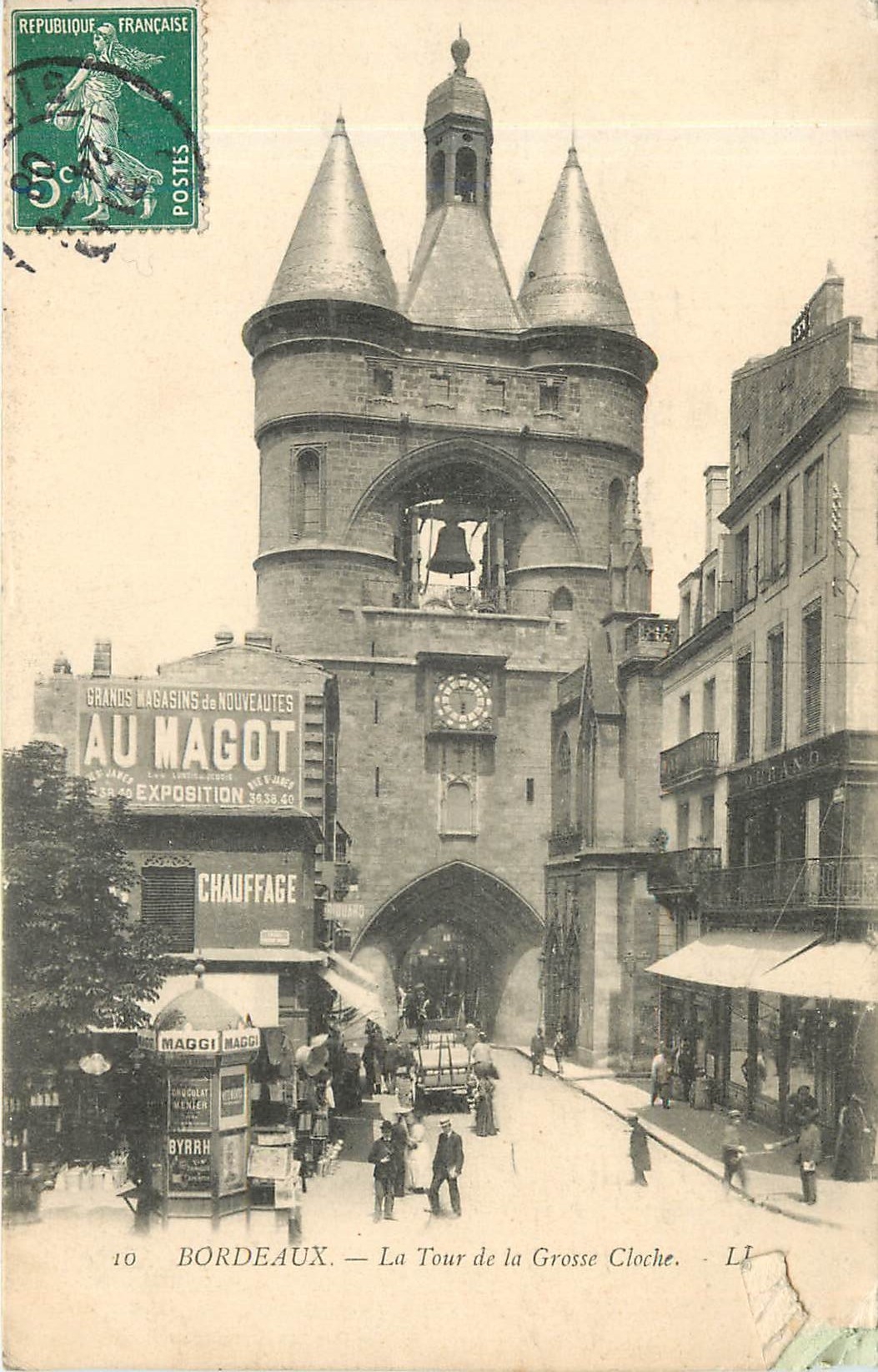 CPA Bordeaux la Tour de la Grosse Cloche 