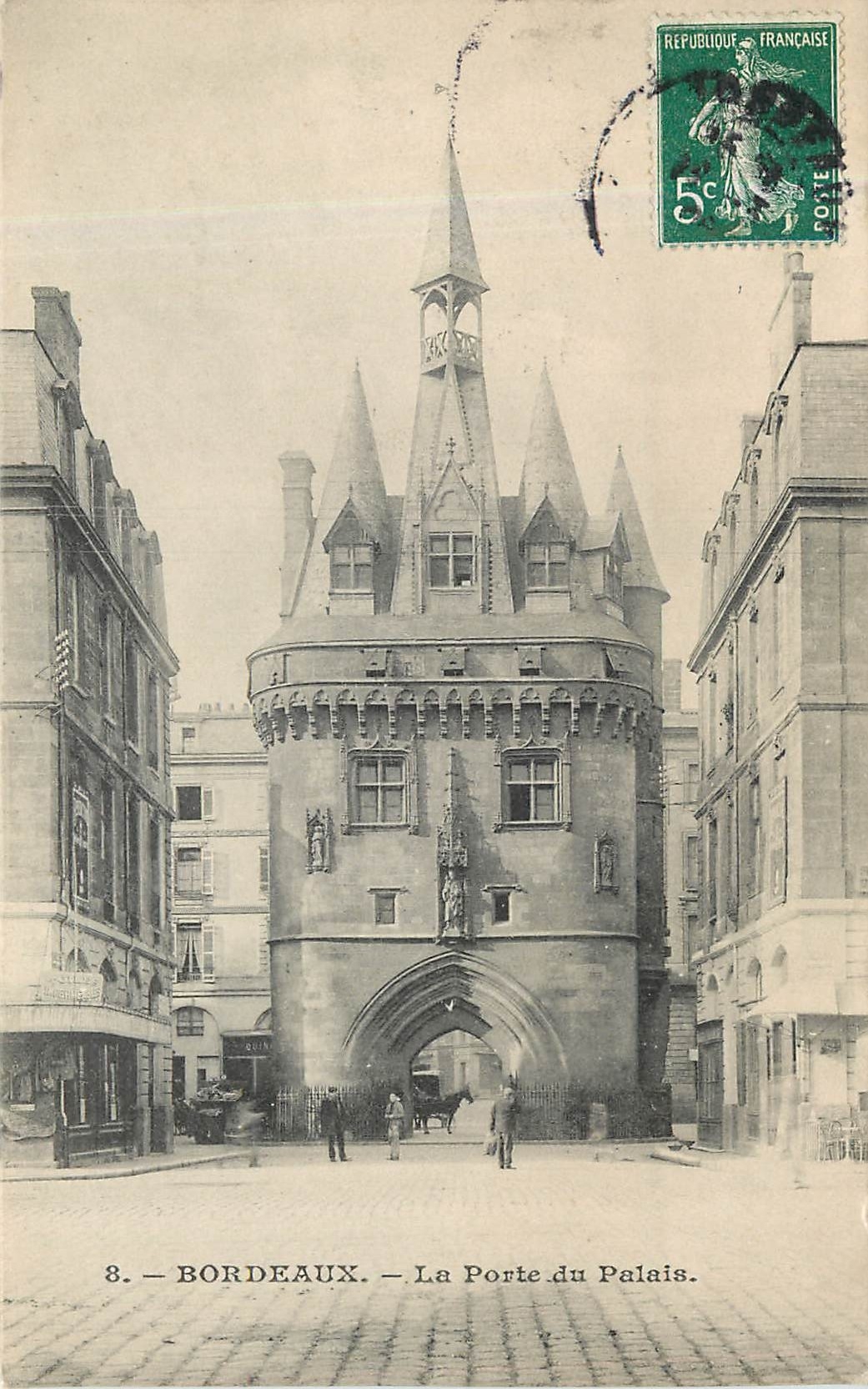 CPA Bordeaux la Porte du Palais 