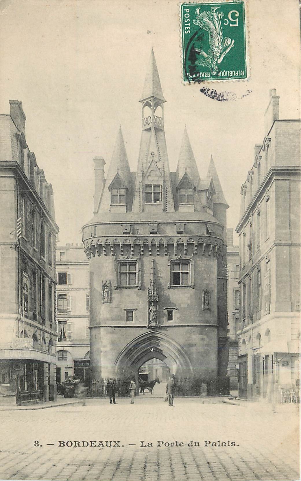 CPA Bordeaux la Porte du Palais 