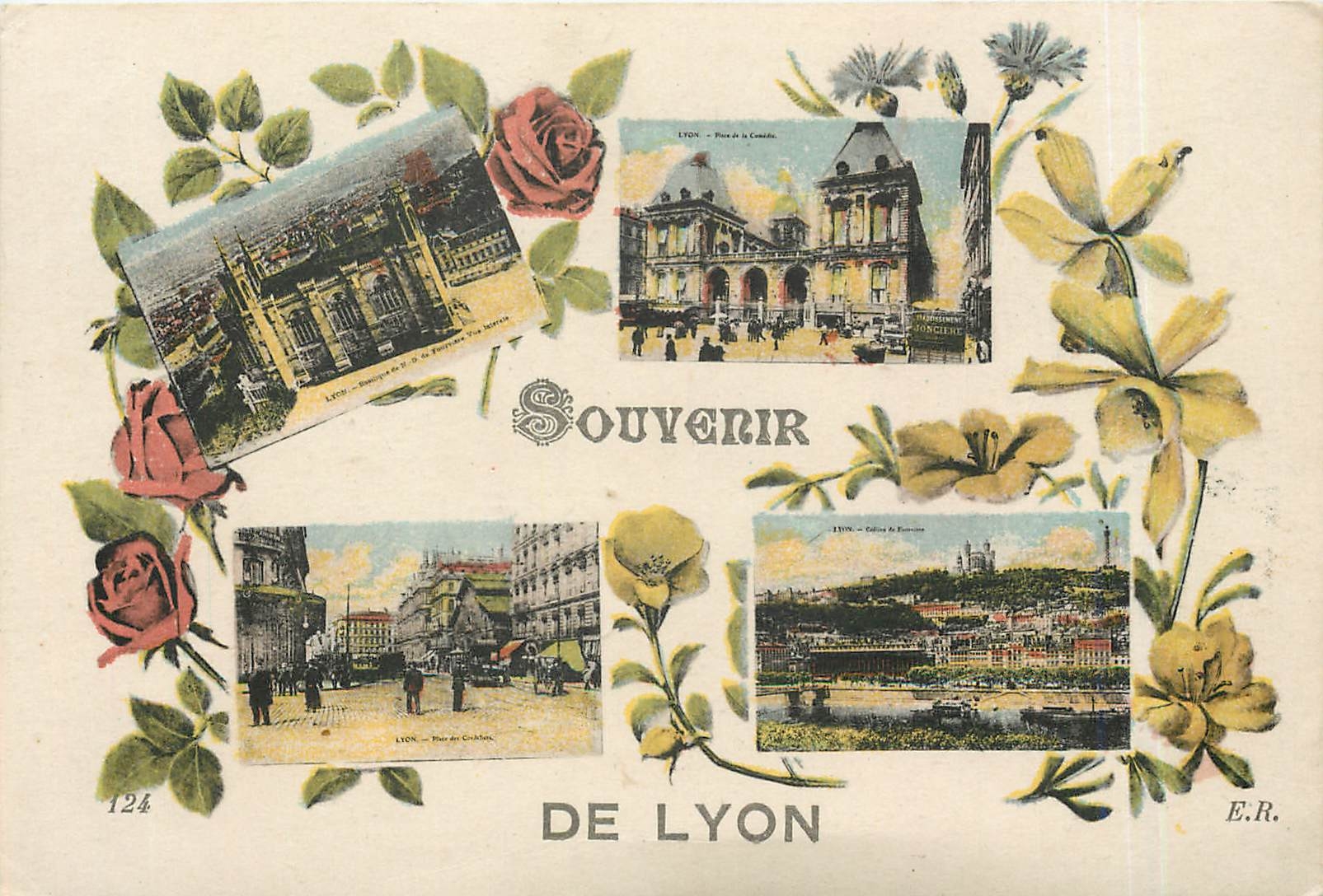 CPA Souvenir de Lyon 