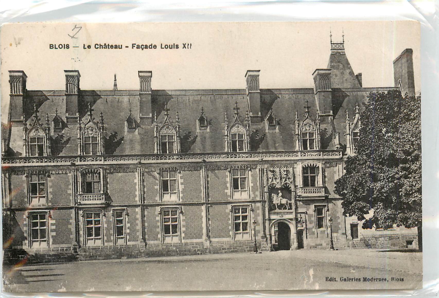 CPA Blois le Chateau Facade Louis XII 
