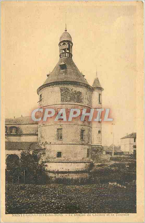 CPA Saint Genevieve des Bois le Donjon du Chateau et sa Tourelle 