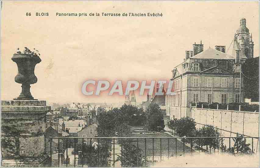 CPA Blois Panorama pris de la Terrasse de l'Ancien Eveche 