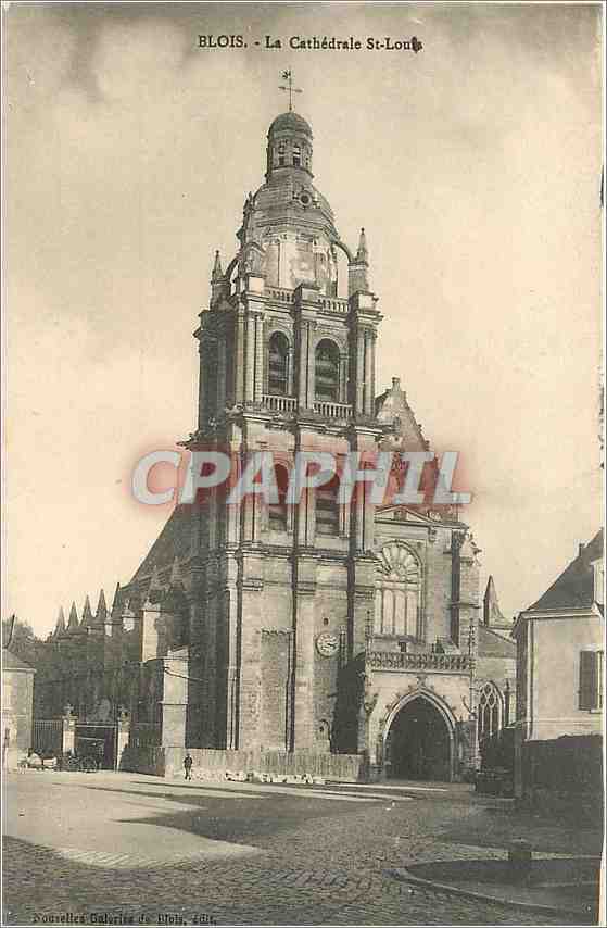 CPA Blois la Cathedrale St Louis 