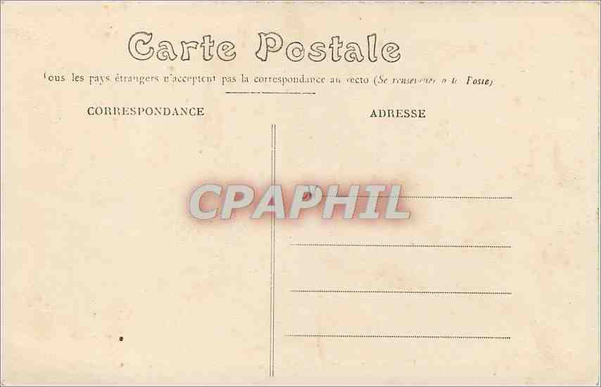 CPA Chapelle de Notre Dame des Trois Ave Maria Grands degres Saint Louis a Blois L et C  — Verso