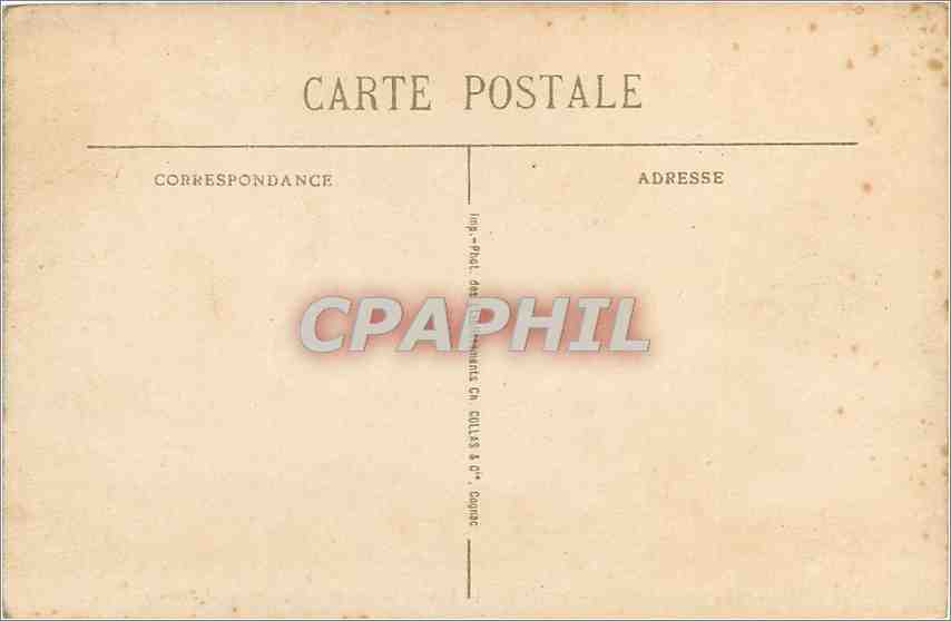 CPA Cauterets Htes Pyr le lac de Gaube et le Vignemale  — Rückseite