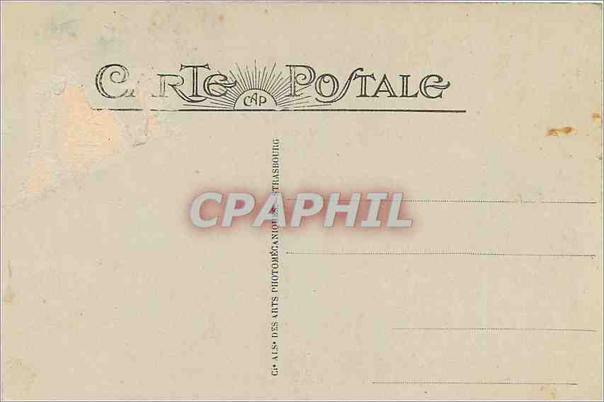 CPA Cauterets la cascade du Pont d'Espagne  — Rückseite