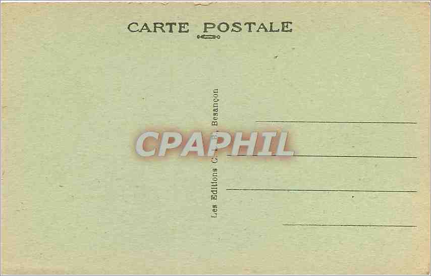 CPA Dijon terrasse de la tour de l'hotel de Ville  — Rückseite
