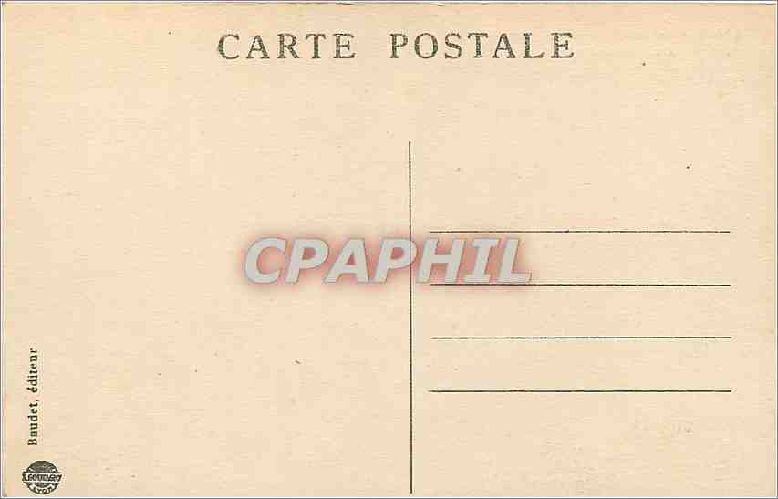 CPA Reims la cathedrale apres la guerre  — Rückseite