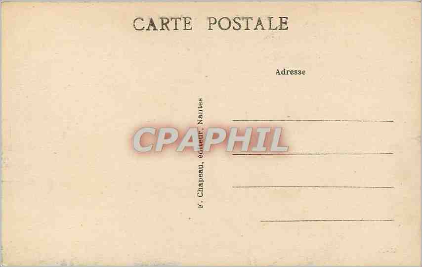 CPA Nantes le pont transbordeur  — Rückseite