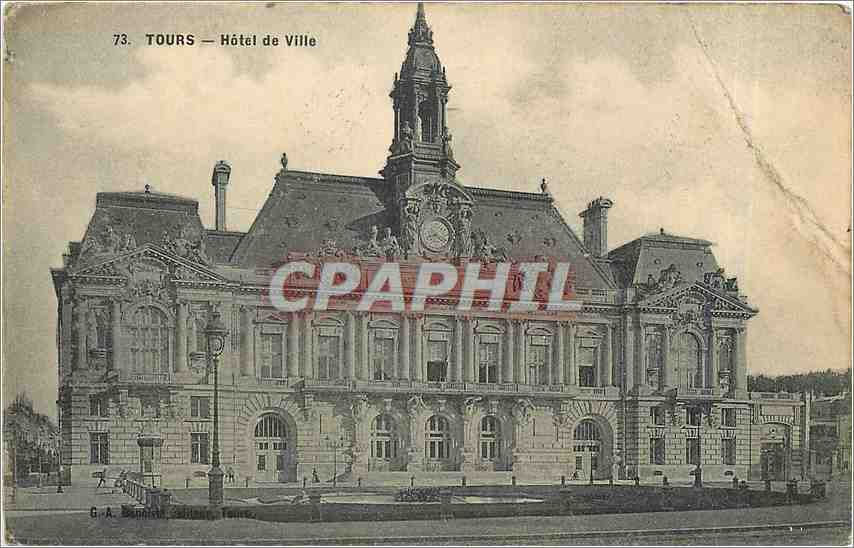 CPA Tours hotel de ville 