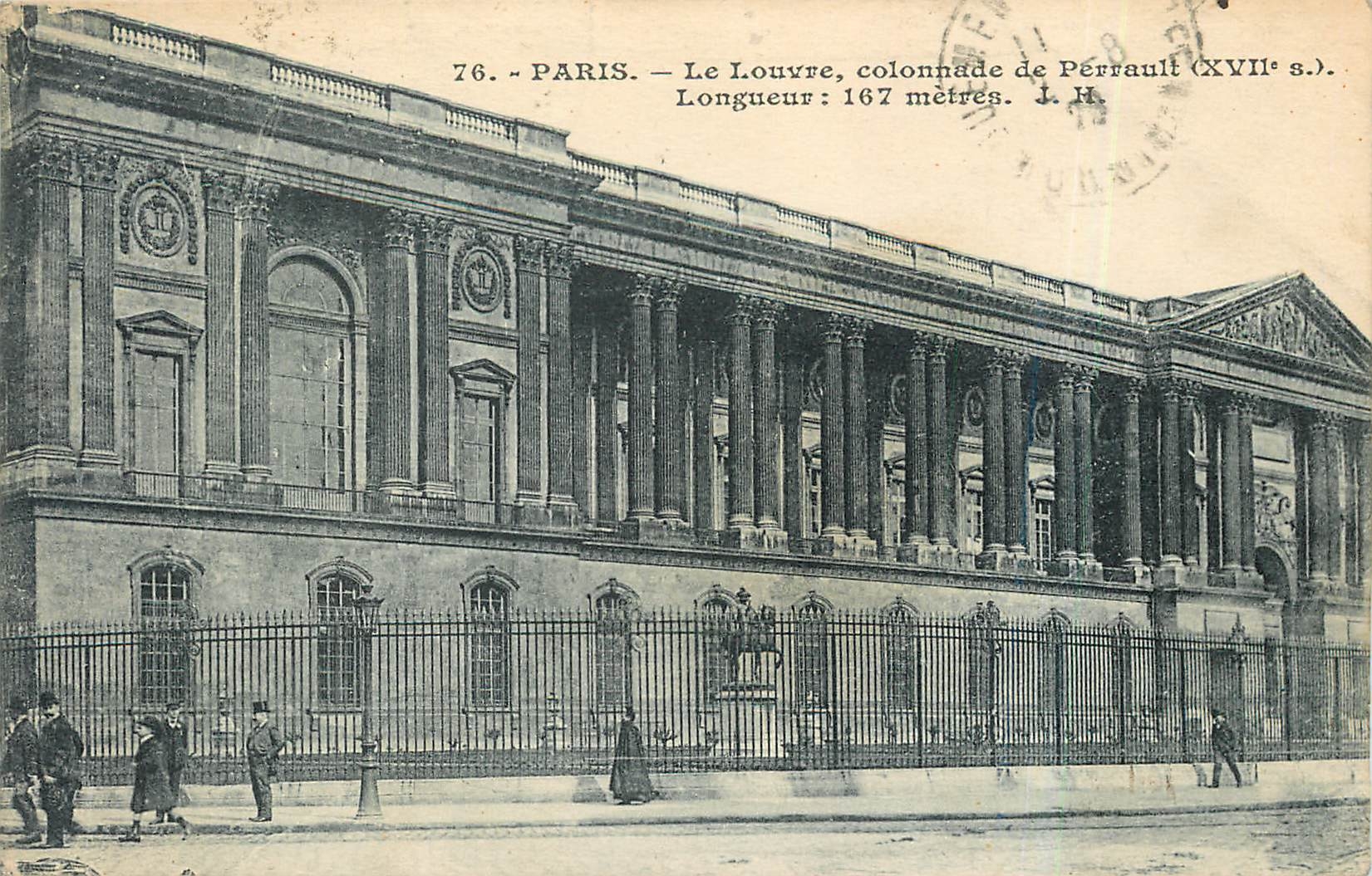 CPA Paris le Louvre colonnade de Perrault XVII 