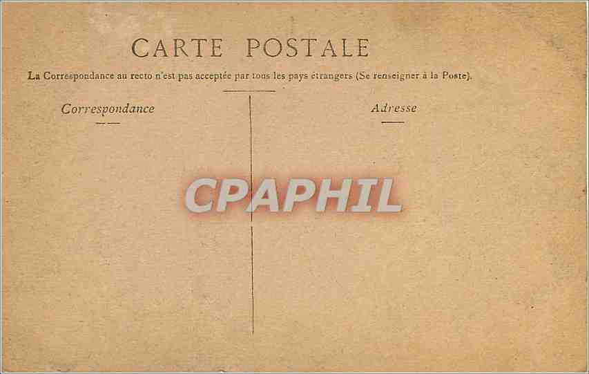 CPA Paris monument de Gambetta Chocolat Choquart Bouchees — Rückseite