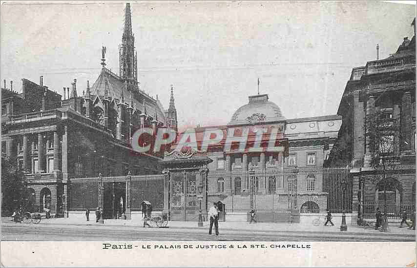 CPA Paris le palais de Justice et la Ste Chapelle 